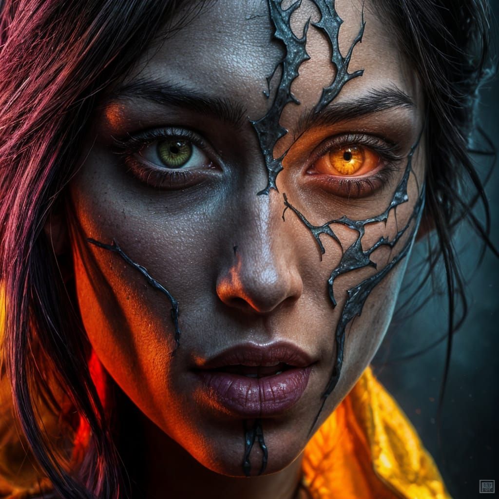 Bittersweet Beauty in Dark Fantasy Style