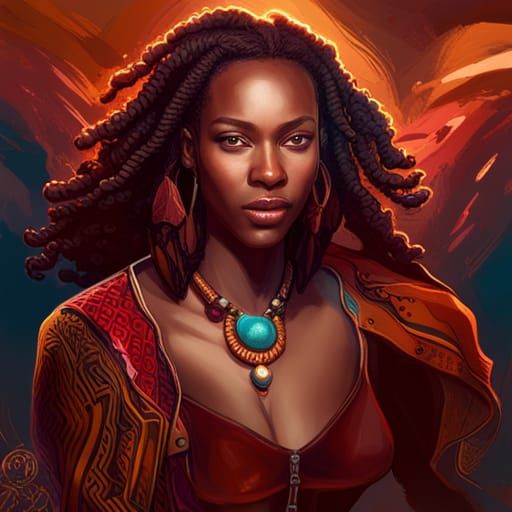 Hyperdetailed Portrait of a Woman, Trending Artstation Style