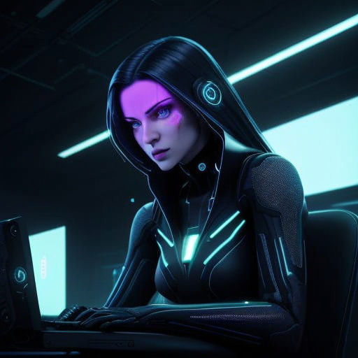 Hyperrealistic Matrix Code in Futuristic Style