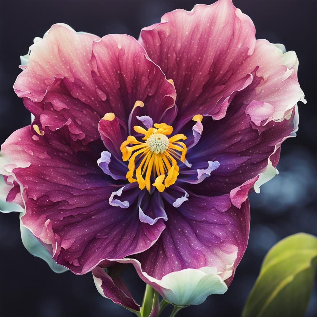 Rare Flower in Full Bloom