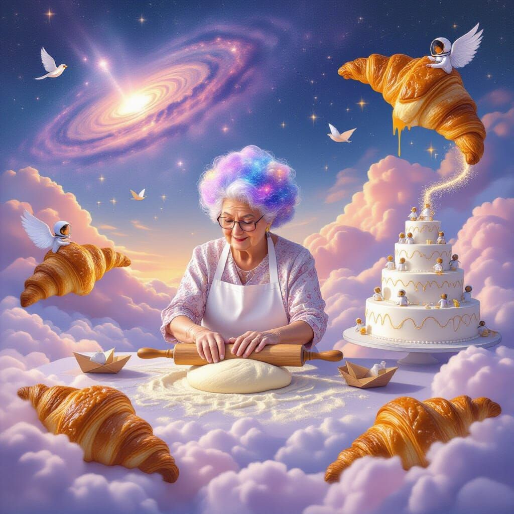 Cosmic Bakery with Starlight and Moonbeam Dough