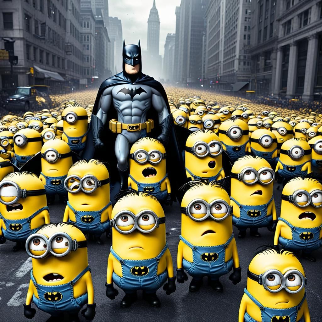 Minions Cause Chaos in Gotham City