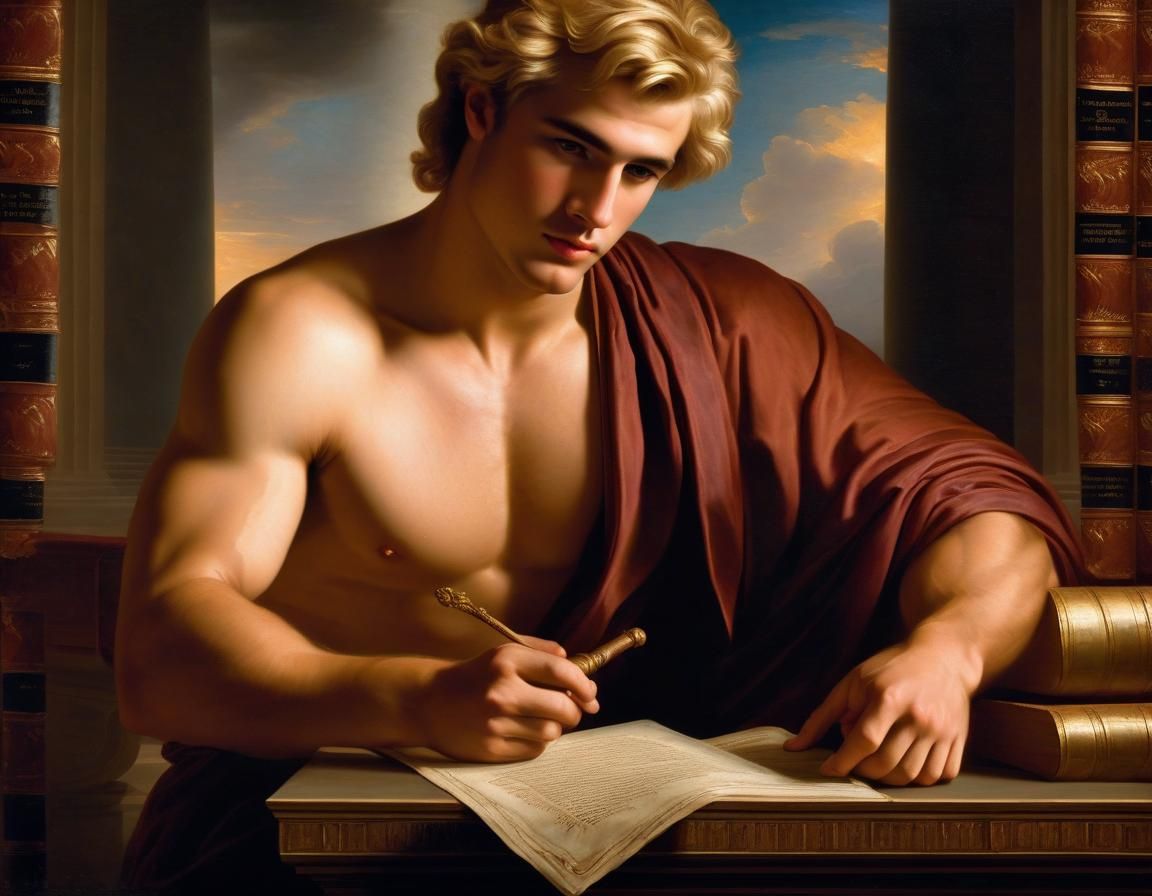 Scribere (after Angelica Kauffman)