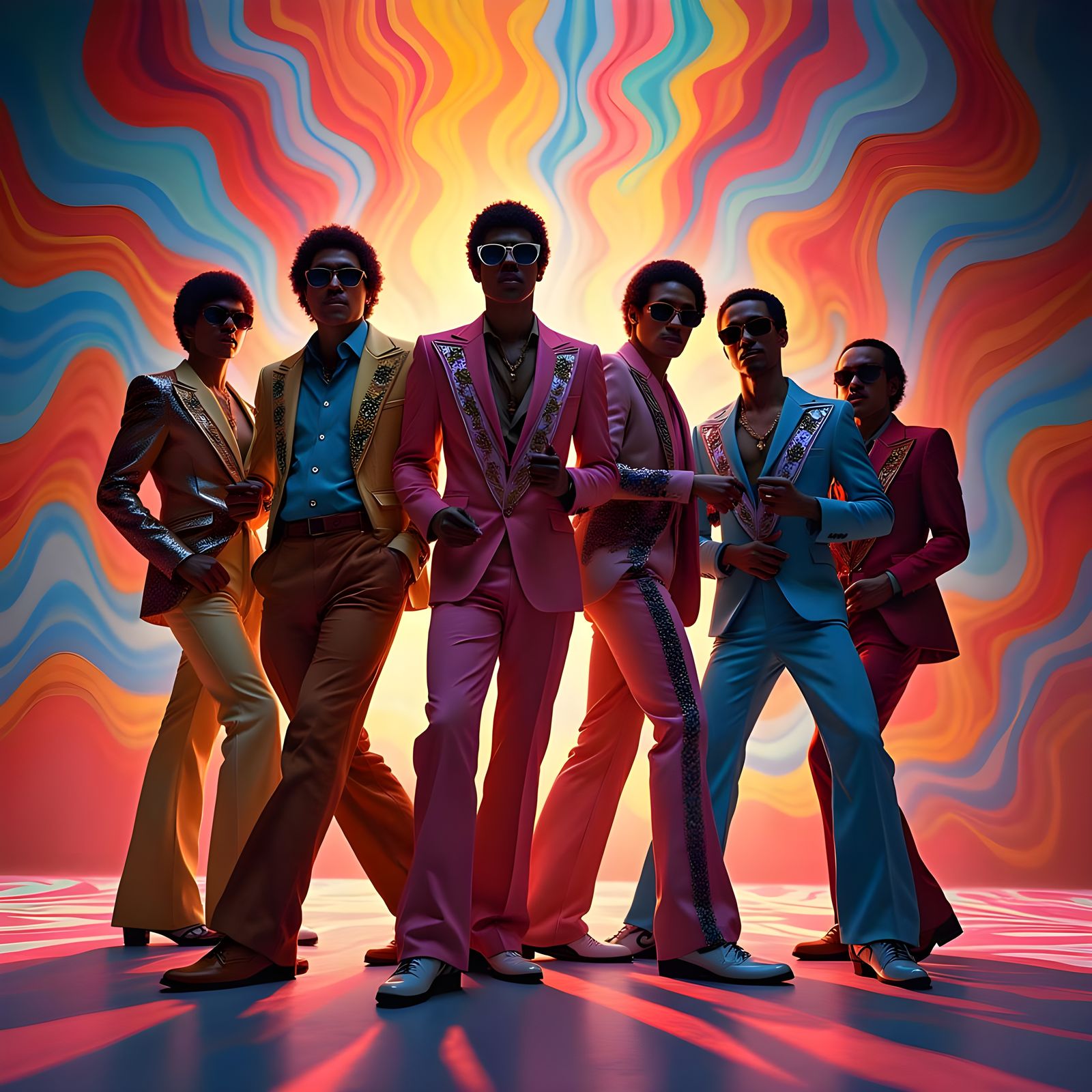 Funk Icons Dance into Retro-Futuristic Glory