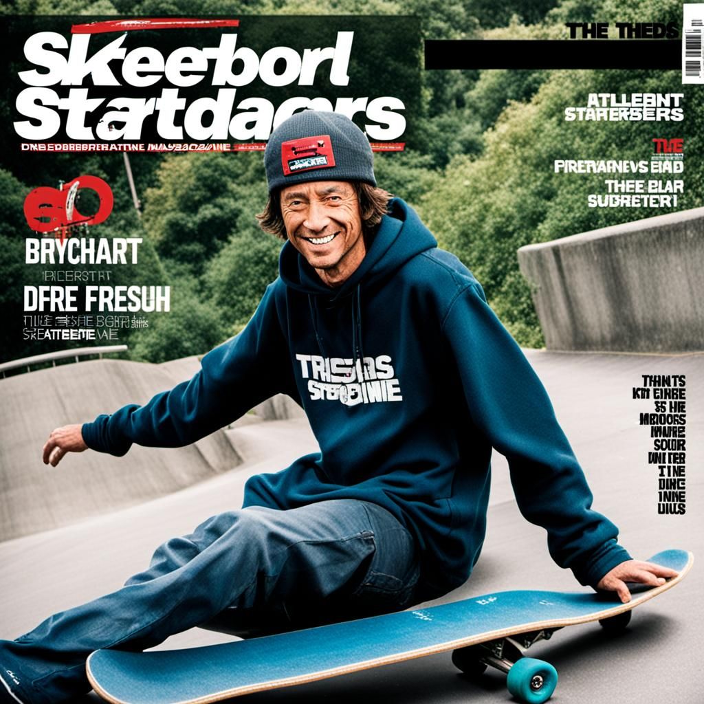 Skateboarders Magazine Cover Art