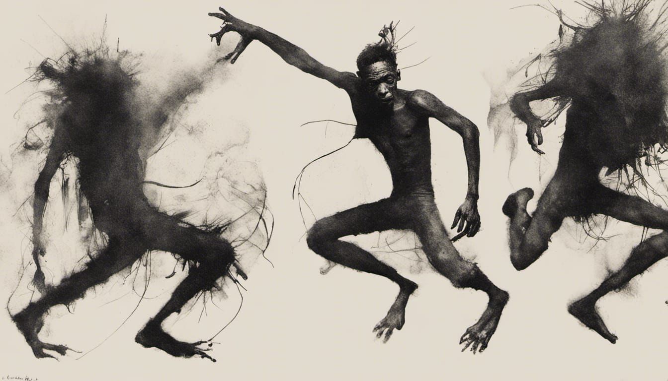 Exploding Ink People VIII