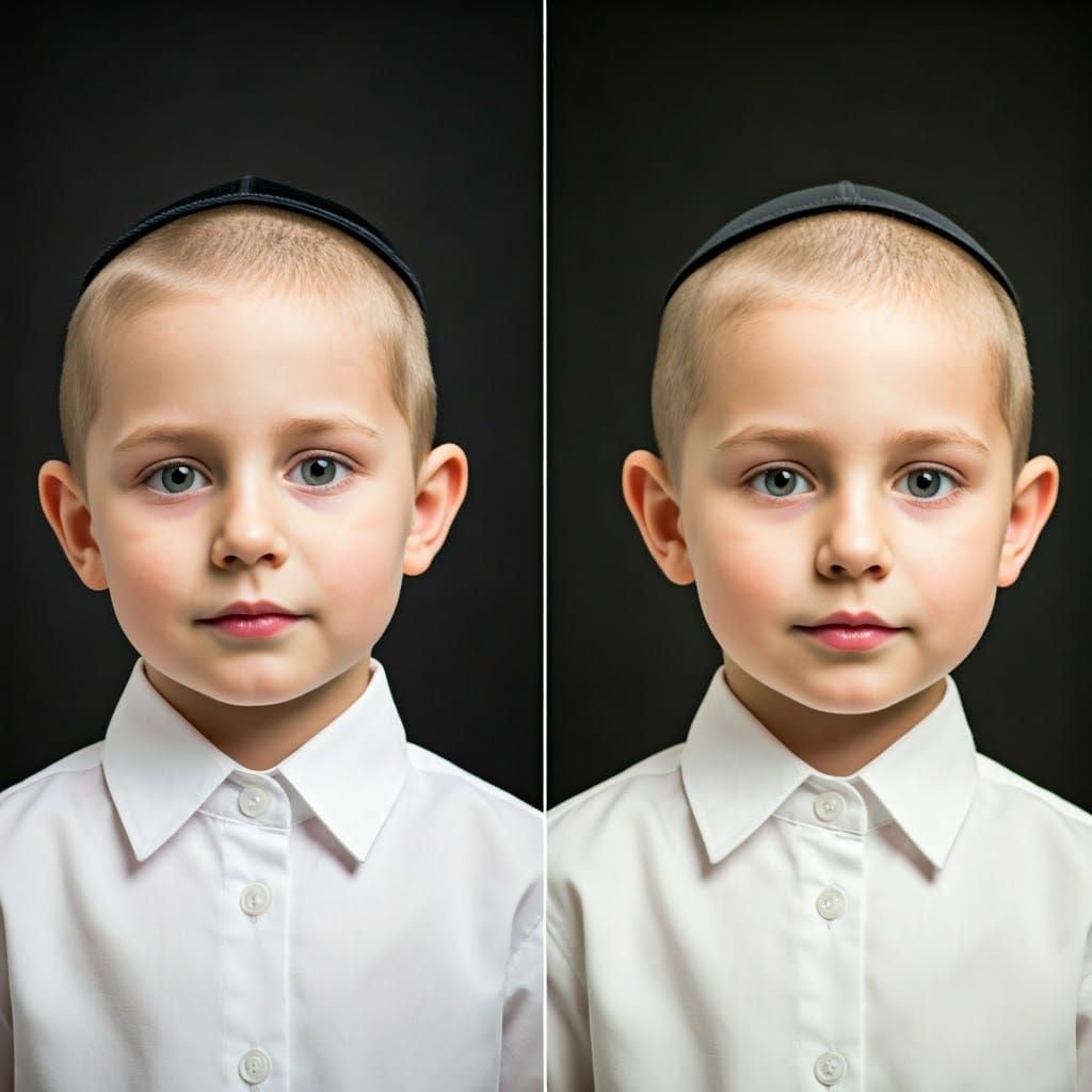 Ultra-Orthodox Jewish Boy's Dramatic Hair Transformation