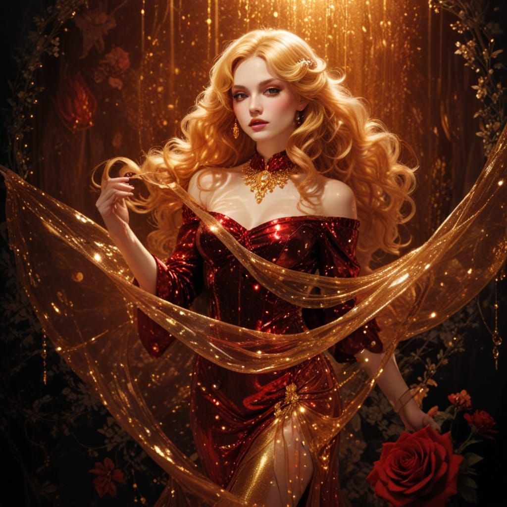 Glowing, Iridescent Beauty