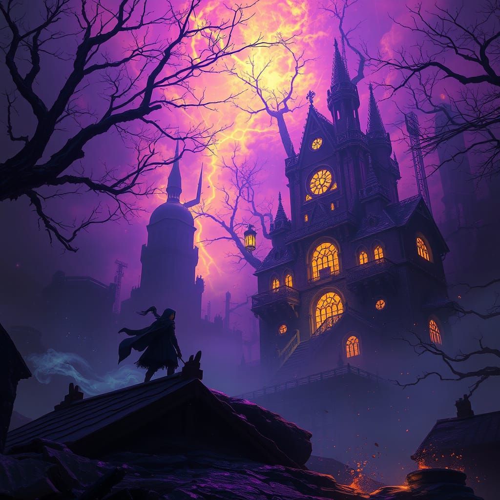 Dark Fantasy Dream Thief Concept Art in Unreal Engine