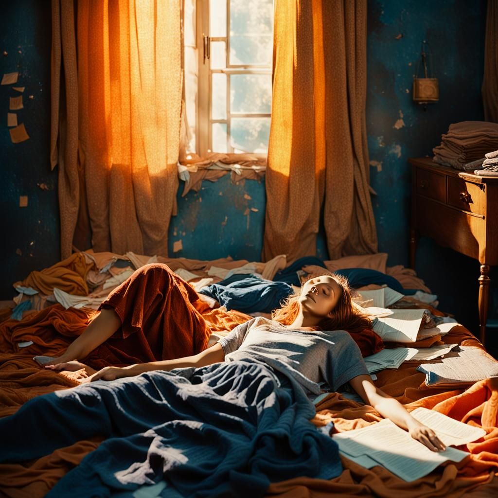 Dreamy Cinematic Film Still of Andrea