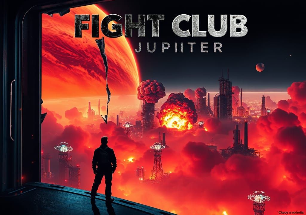 Dystopian Movie Poster: Fight Club Jupiter