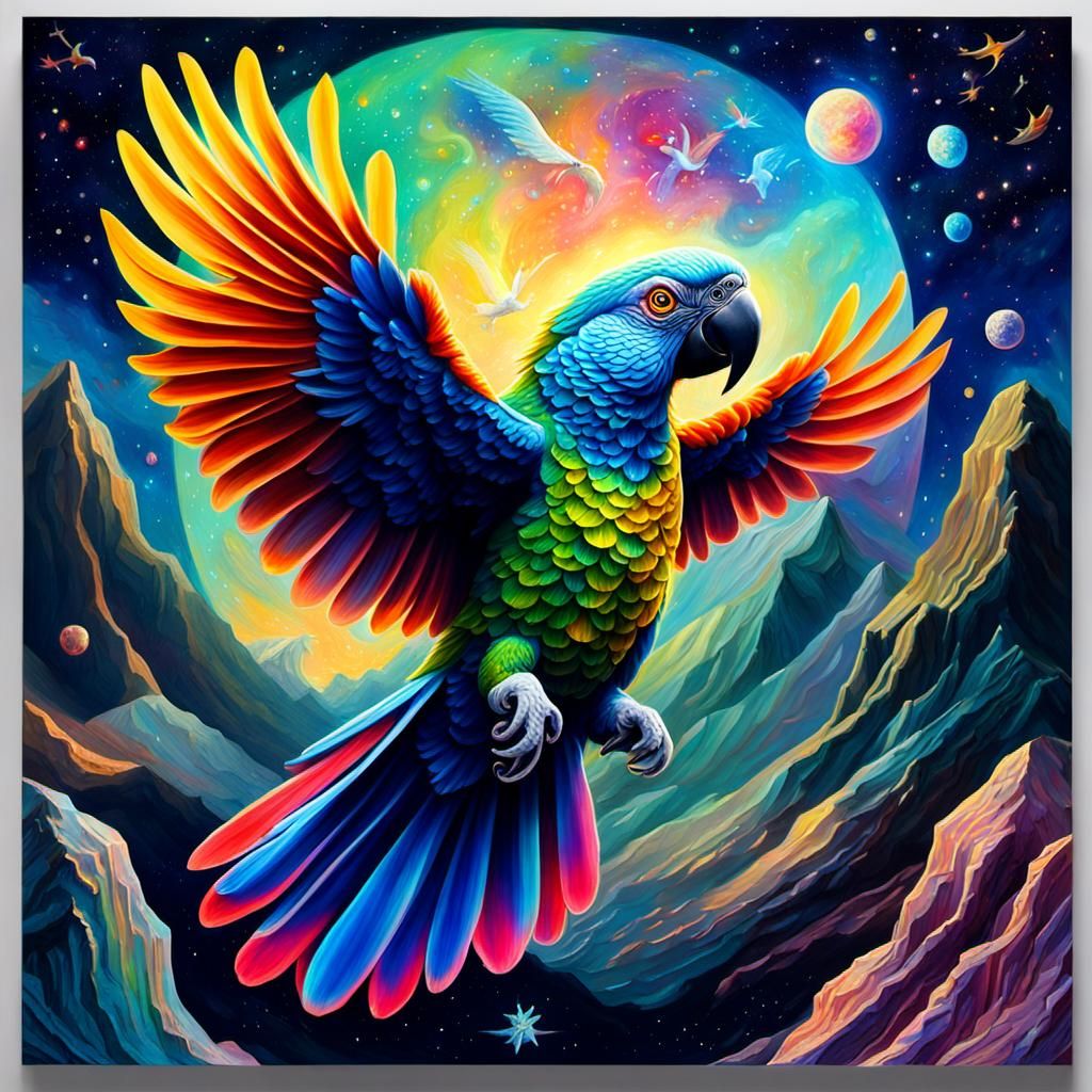 Flying Parrot