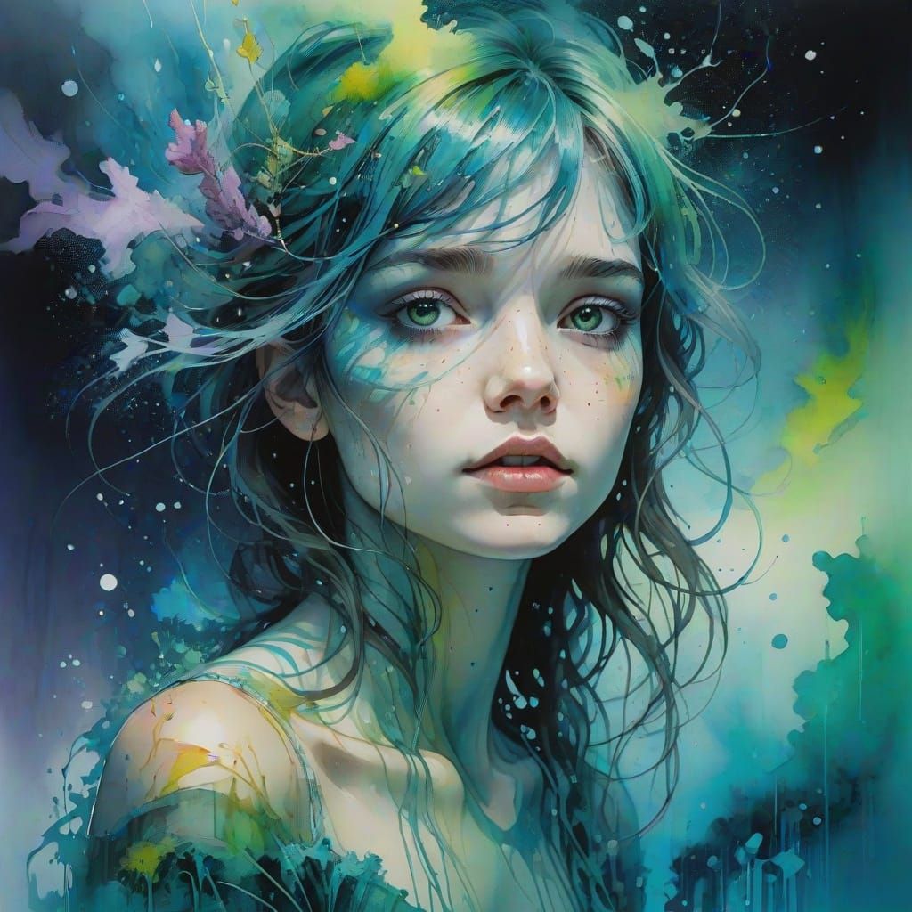 Bioluminescent Plankton Aurora: Underwater Light Show