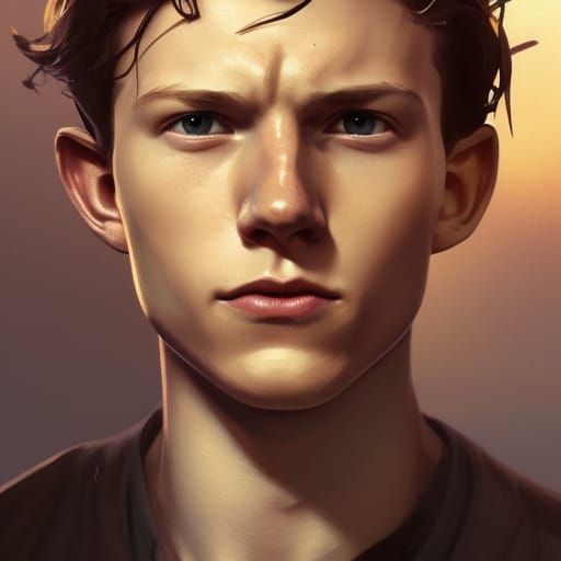 Detailed Portrait with Dynamic Lighting