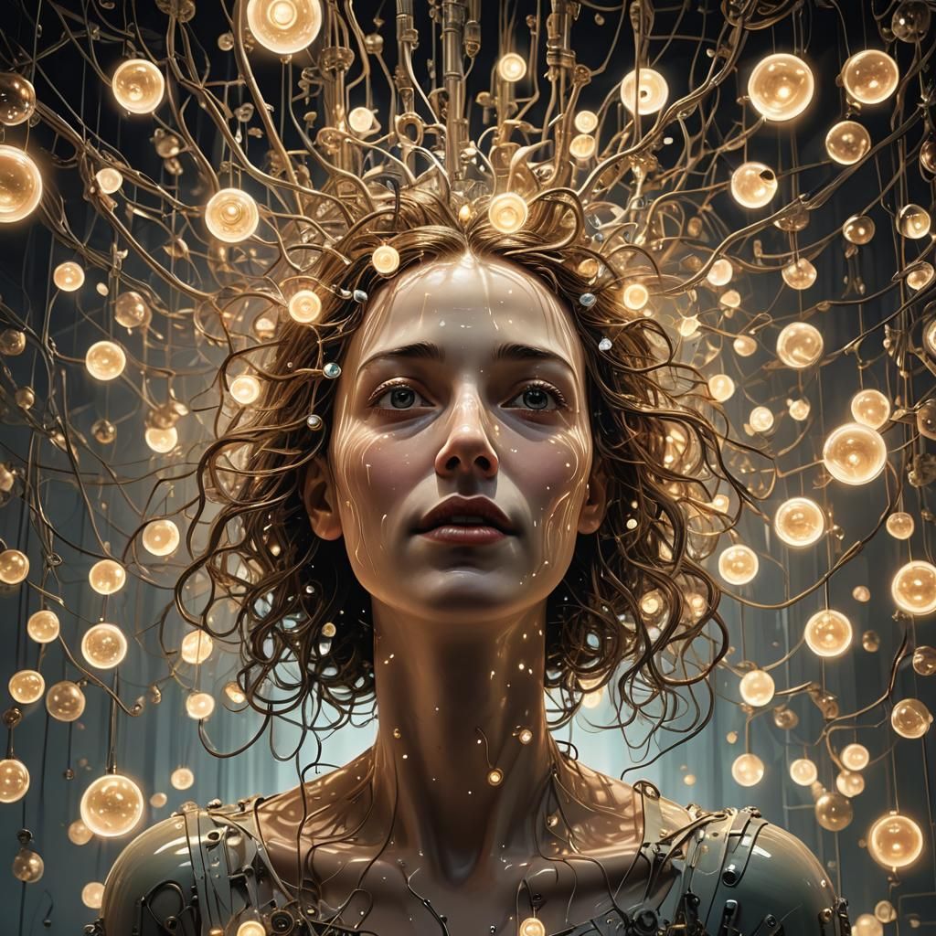 Hyperrealistic Happiness Machine Hallucination with Volumetr...