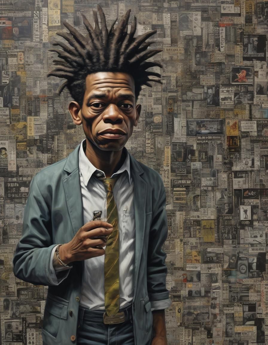 Father's Day in Basquiat-Wrightson Style