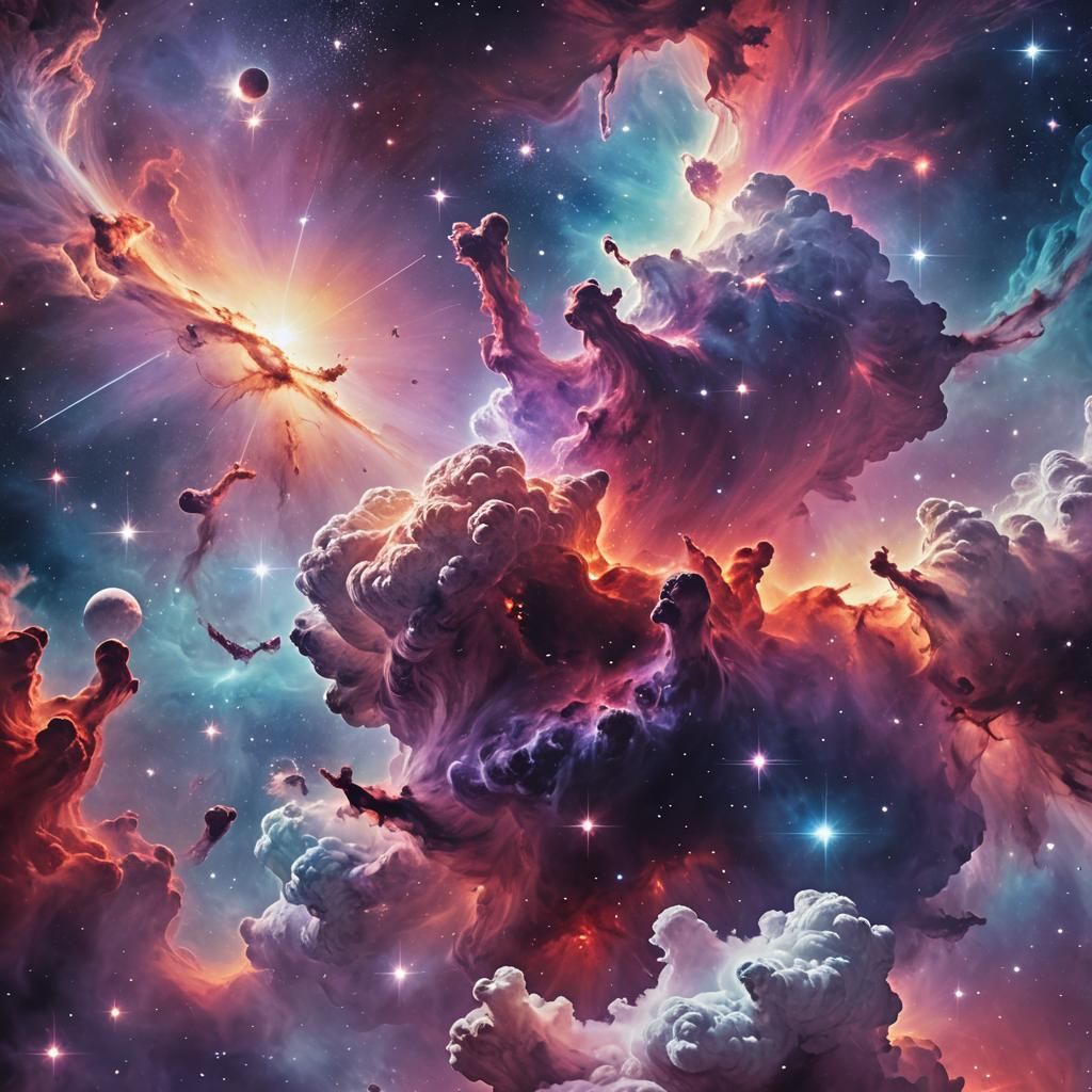 Nebula of Cosmic Surrealism: Universe's End