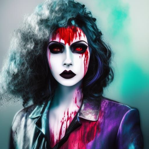 Tim Burton Nurses in Gothic Horror Style