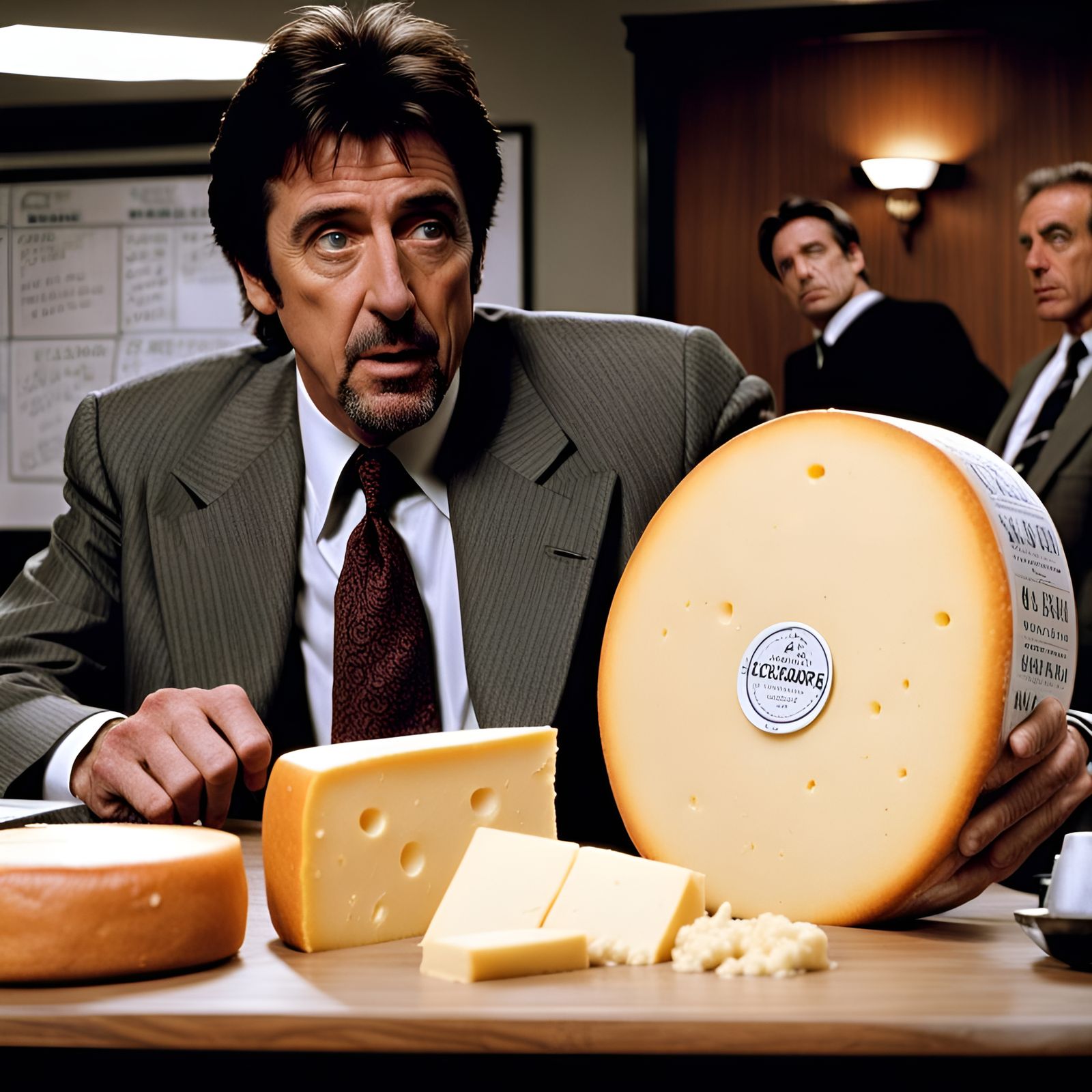 Al Pecorino in Glengarry Glen Romano - a cheesy play by Davi...