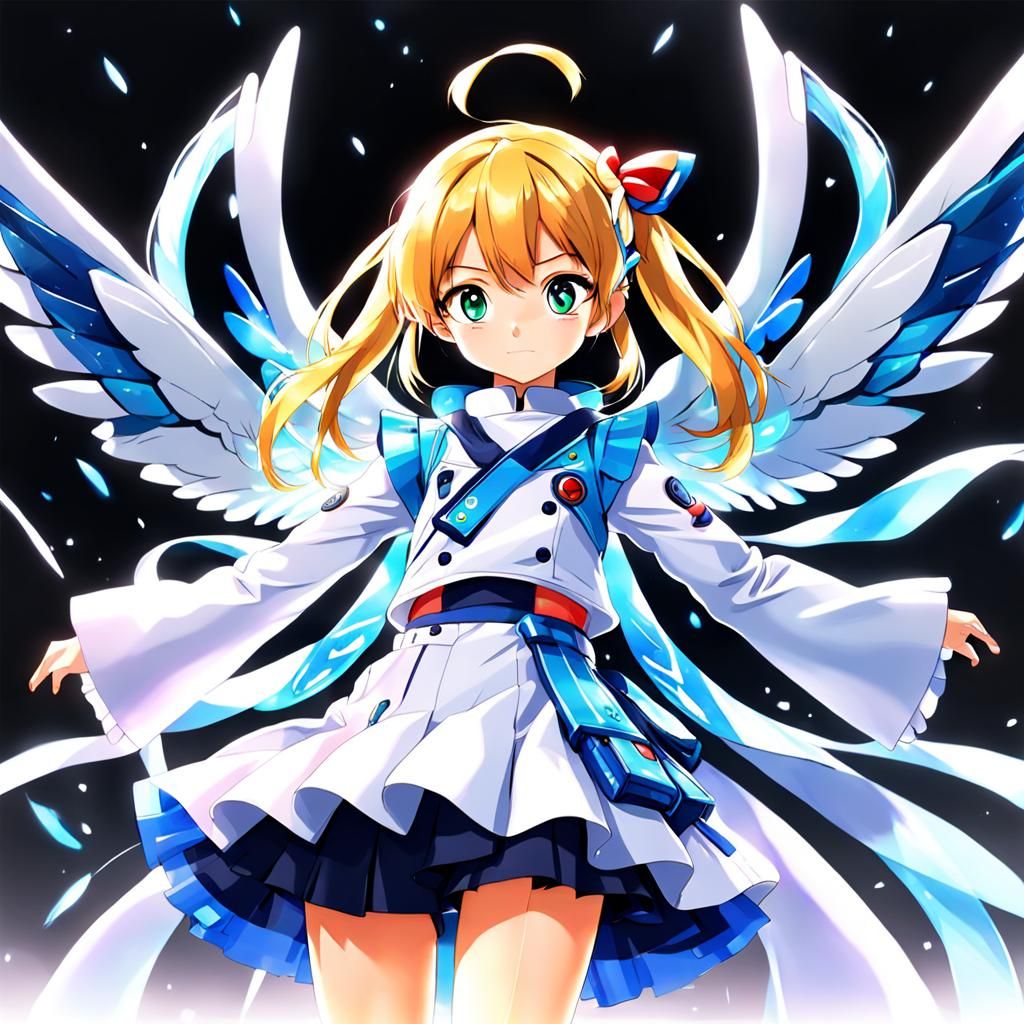 Stylized Anime Character Portrait