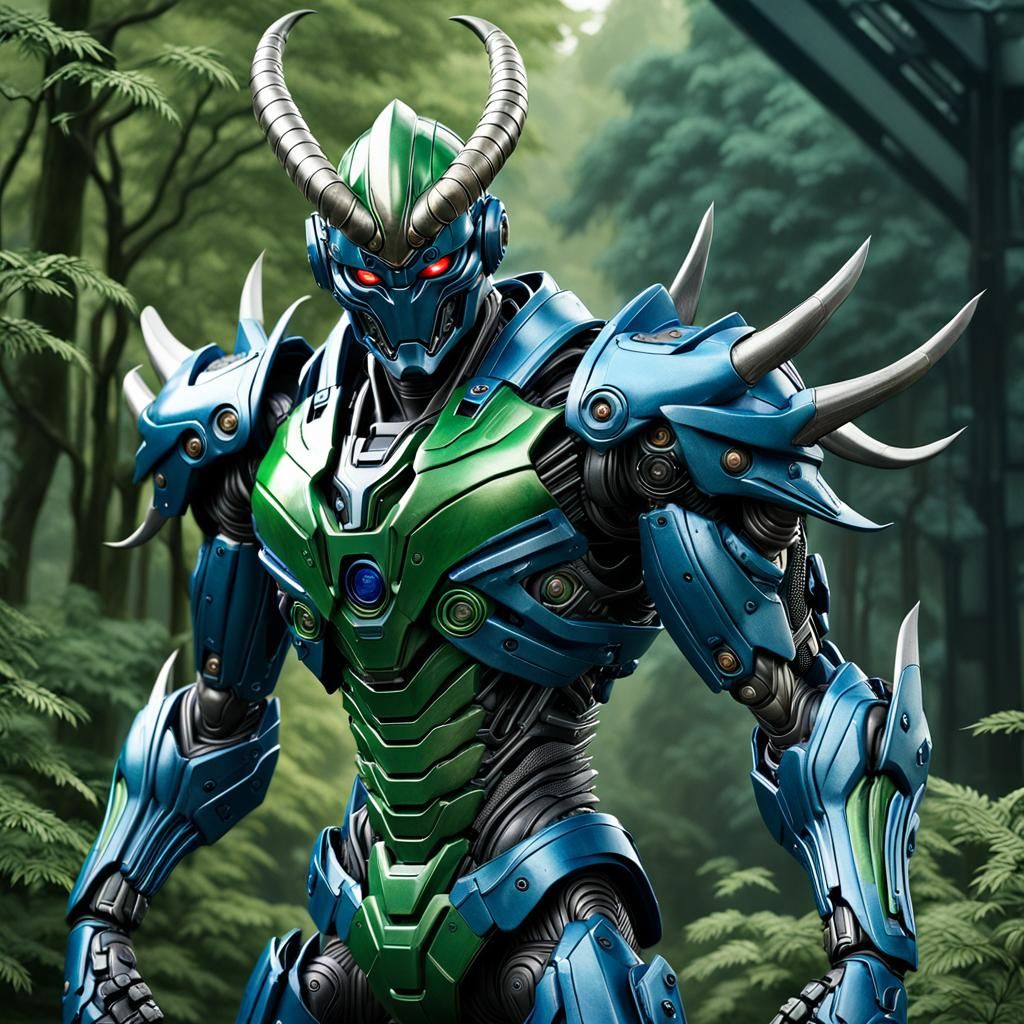 The Guyver Bio-Suit: Hyperrealistic Detailed 8K Rendering