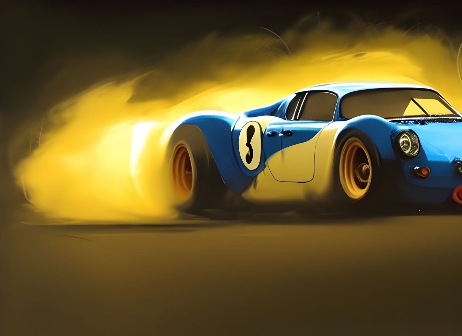 Hyperrealistic Cars Careening: 3D Render in 8k