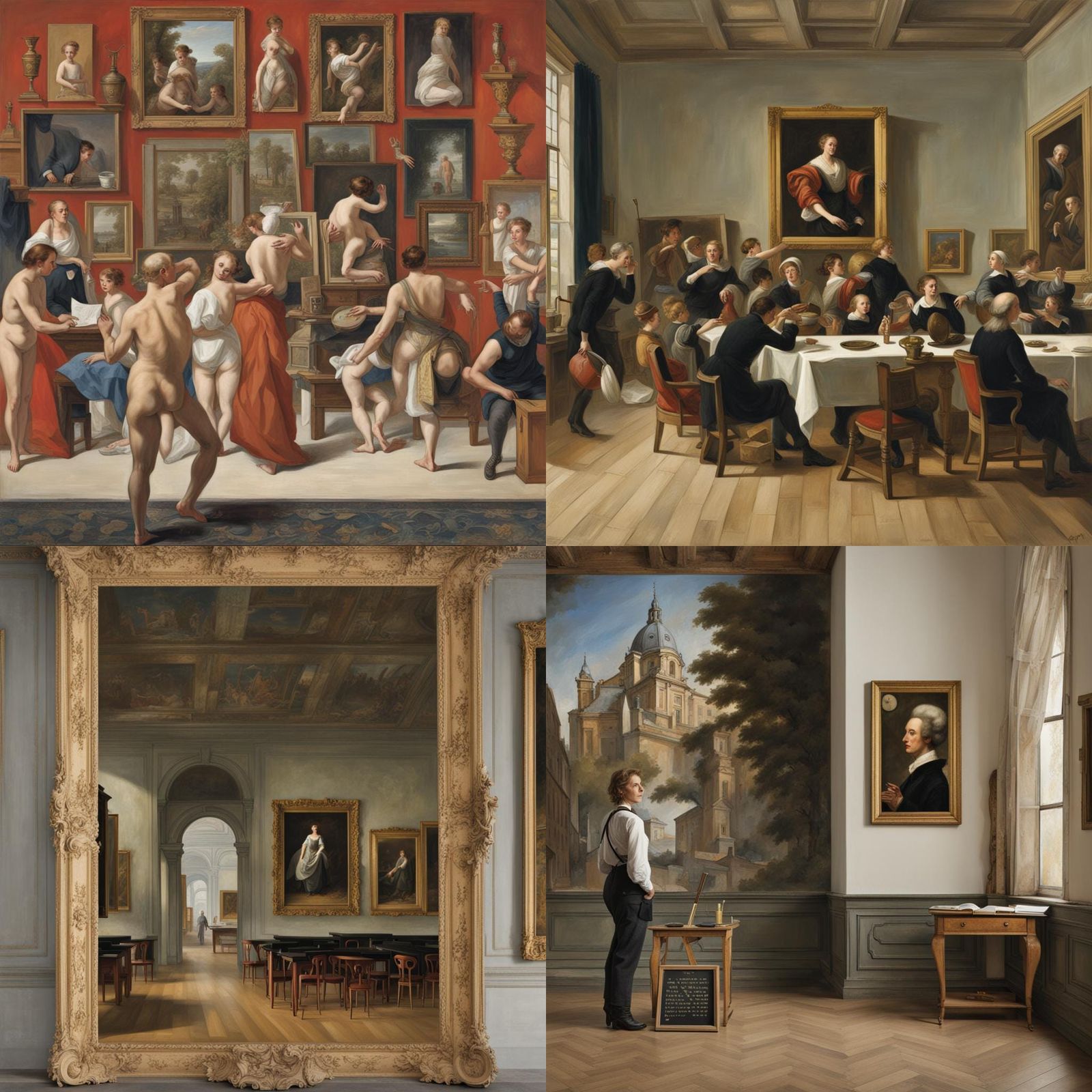 AI Interpretation of 21st Century European Arts