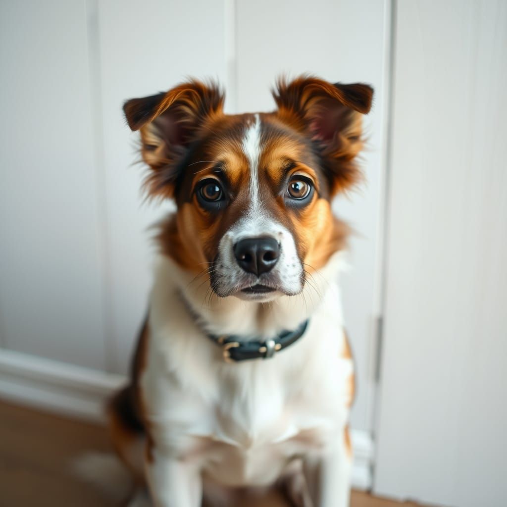 Adorable Guilty Pet Looking Sorry