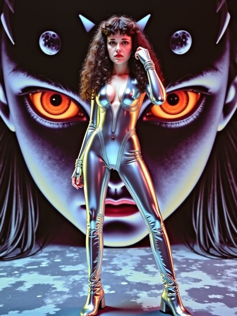 Sci-Fi Anime Heroine on Alien Planet