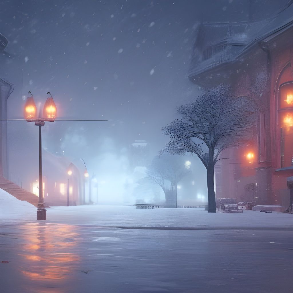 Winter Snowflakes: Hyperdetailed Digital Art