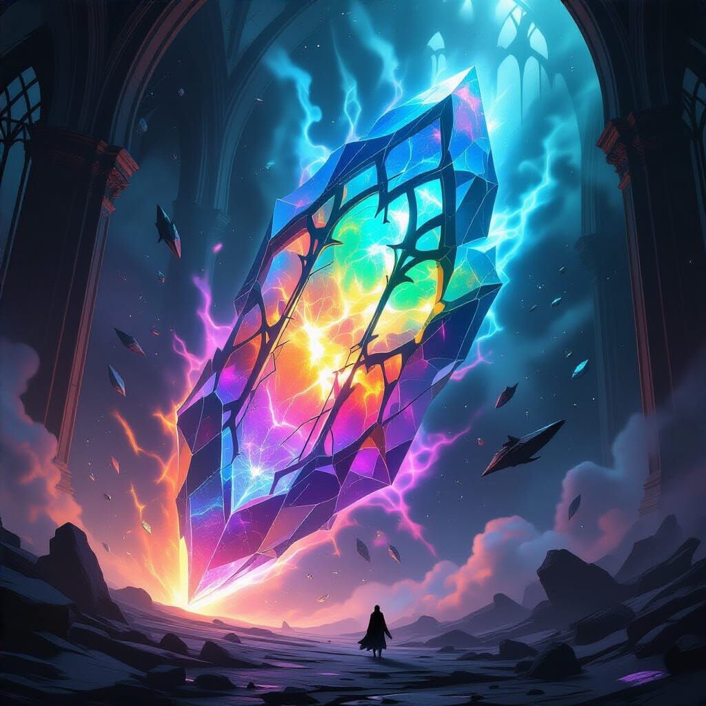 Cosmic Entity Drifting Through the Void