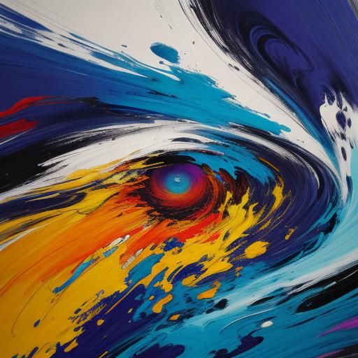 Abstract Expressionism: Figure in a Sea of Color