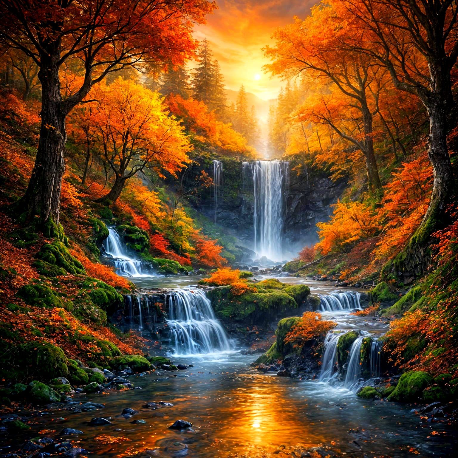 Autumns Waterfall🍁🍂