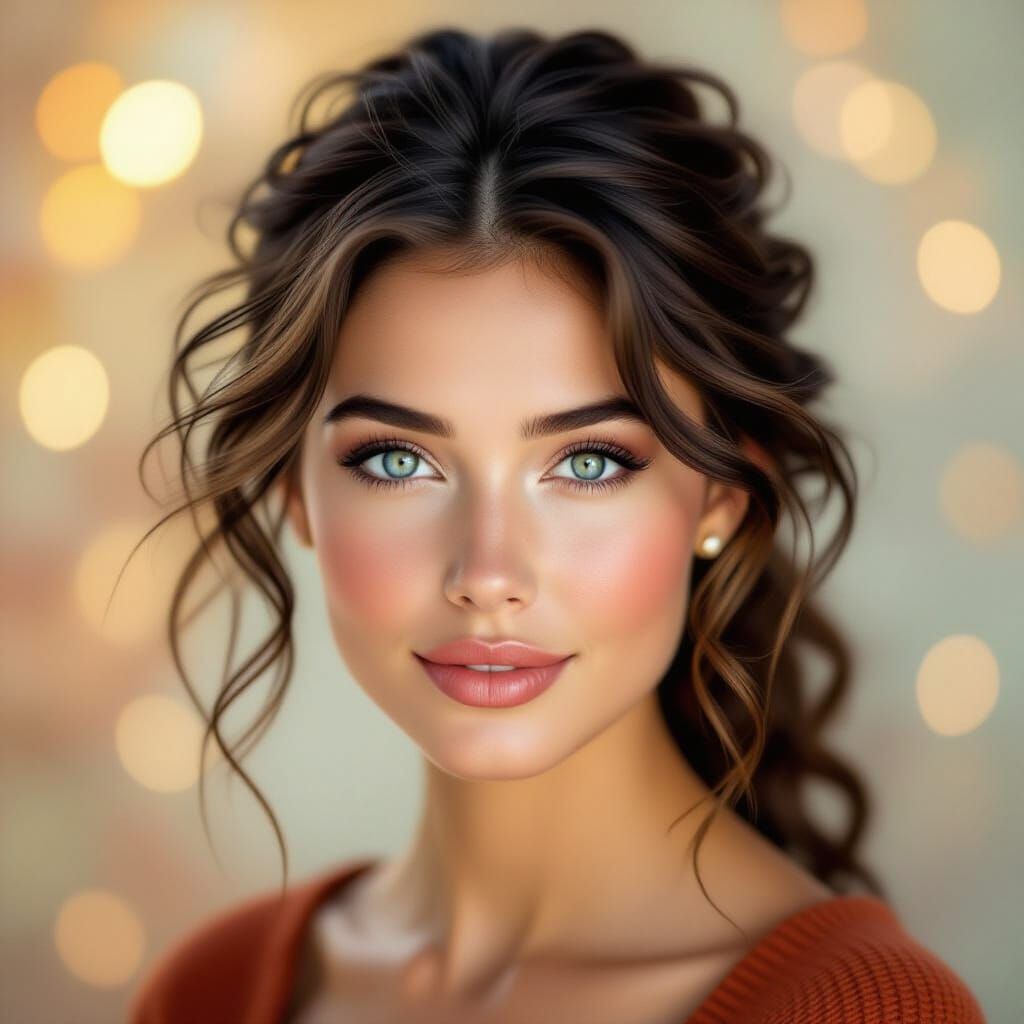 Amanda Wilson Portrait in Classic Painting Style