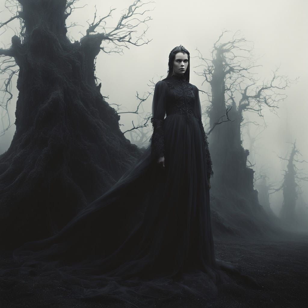 Gothic Mystique in Enchanted Ash Thorp Landscapes