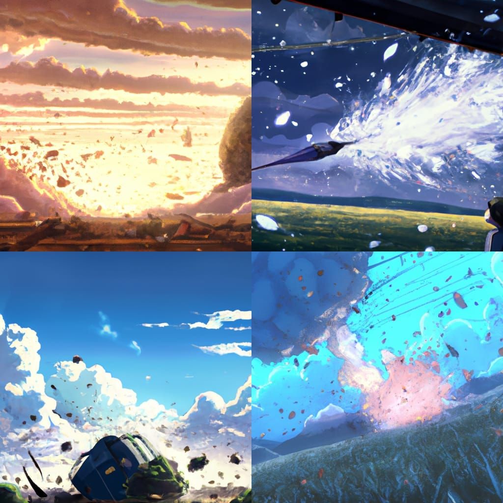 Anime Key Visual in Studio Ghibli Style