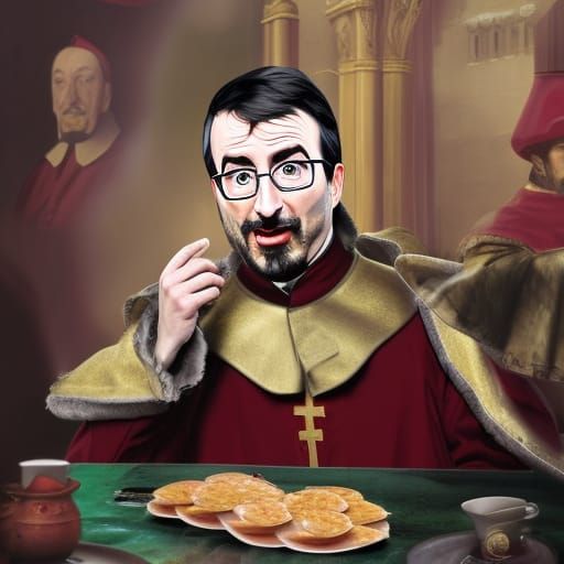 John Oliver and Richelieu Order SPAM: Hyperrealistic Art