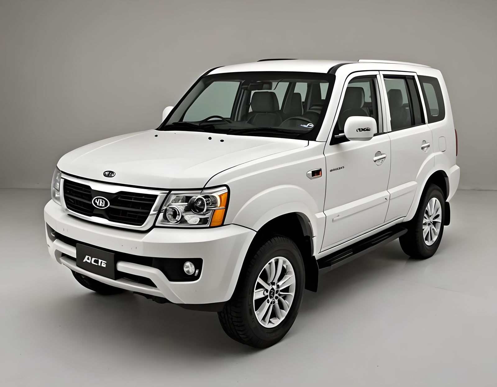 Elegant White 2011 Kia Sumo Grande SUV