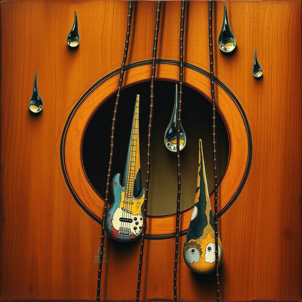 Teardrops on Guitar Strings: Surreal Art