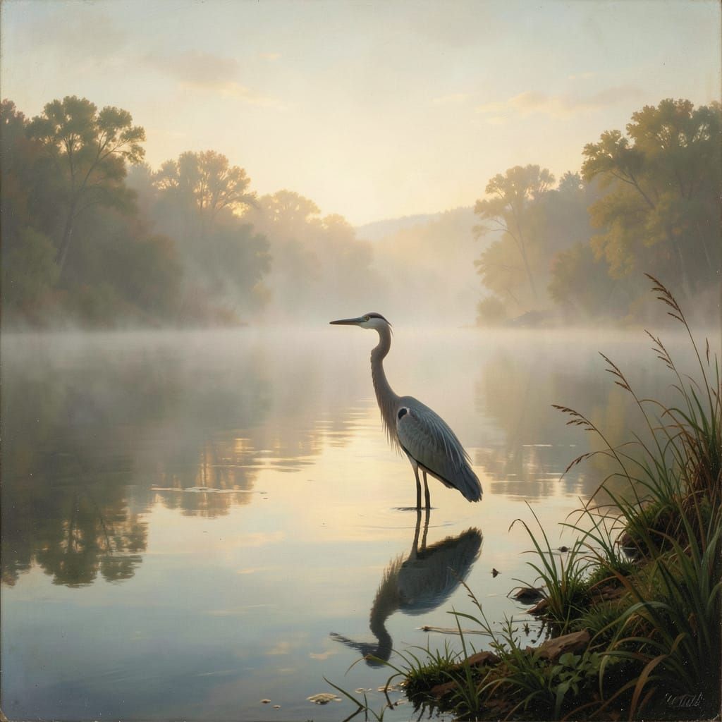 „Im Spiegel der Stille“
Ein Reiher, ein Moment, ein Atemzug der Natur.