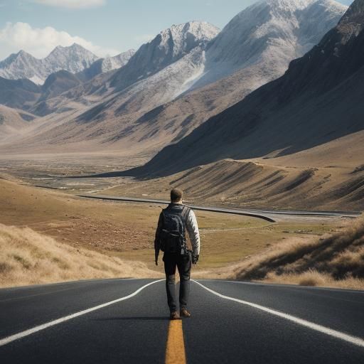 Abstract AI Interpretation: End of the Road