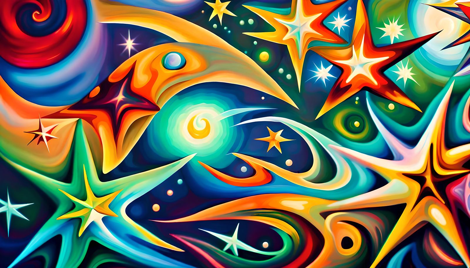 Iridescent Stars in Electromagnetic Plasma Maelstrom as Impa...