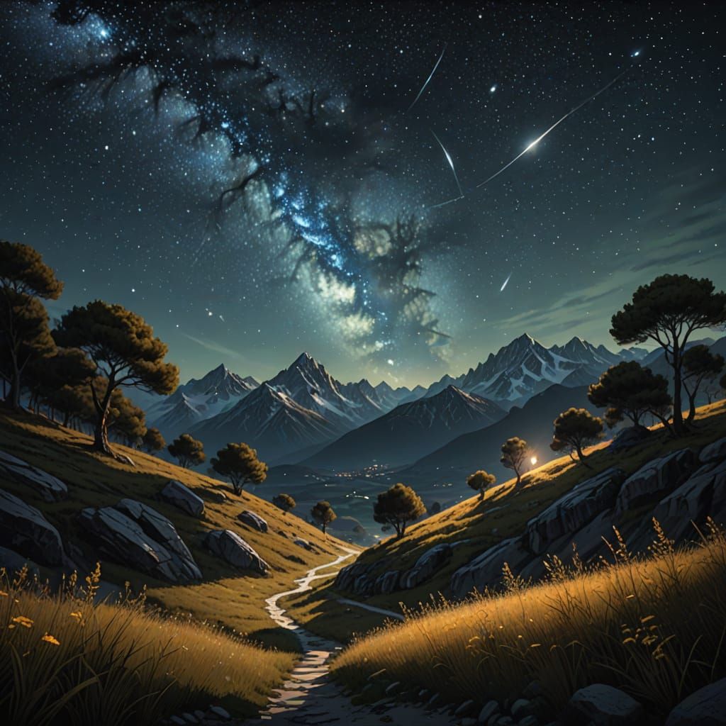 Tigri Celestiali in Movimento: Un'Arte Dinamica