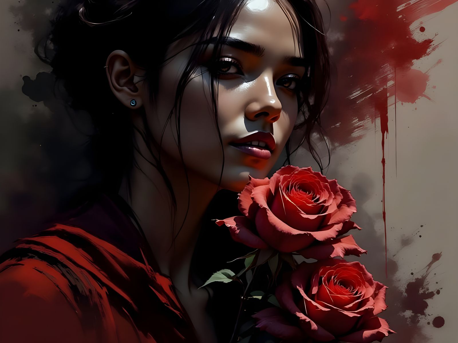 Red Blood Rose