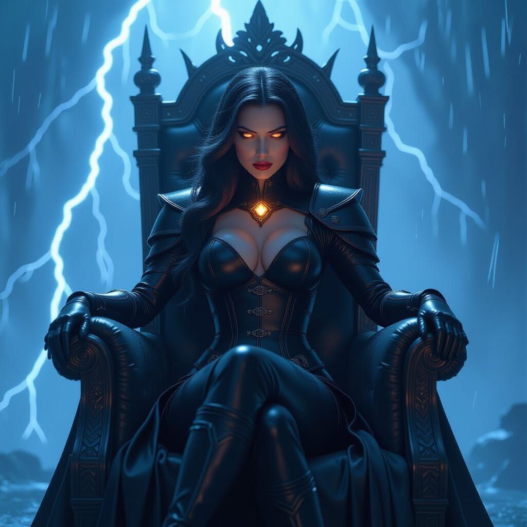 The Clutch: Voluptuous Villainess in Digital Storm