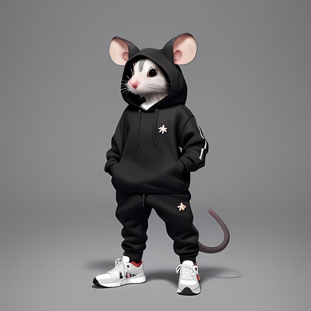 Rat in a tracksuit