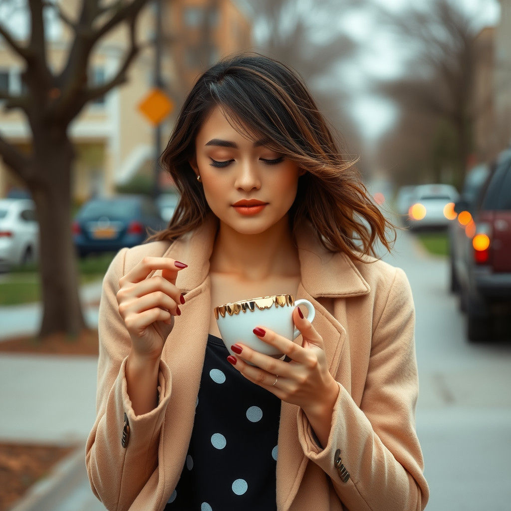 Magical Woman in Chocolate Tones