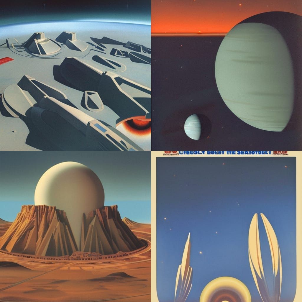 Realistic Space Scene