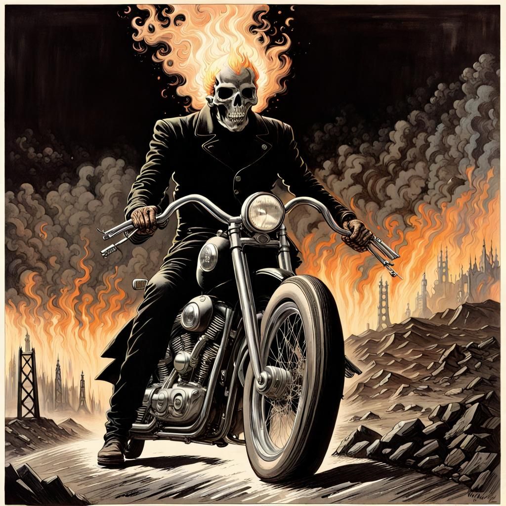 Ghost Rider Poster on the Highway to Hell