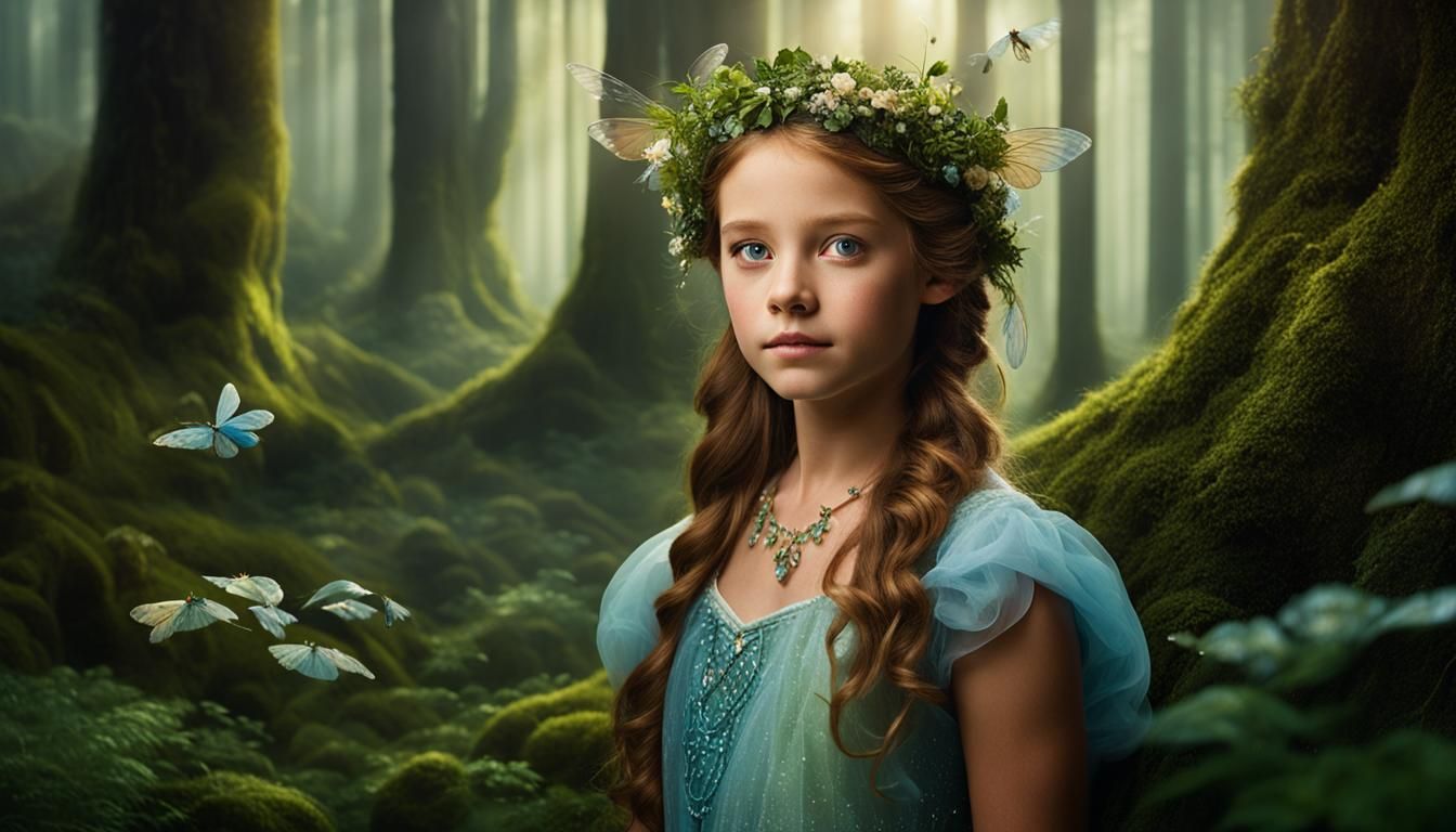 Enchanted Forest: Fairy Princess Portrait